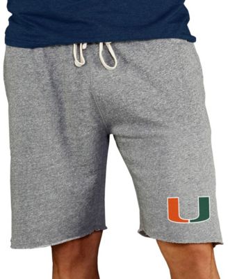 Men's Gray Miami Hurricanes Mainstream Terry Shorts