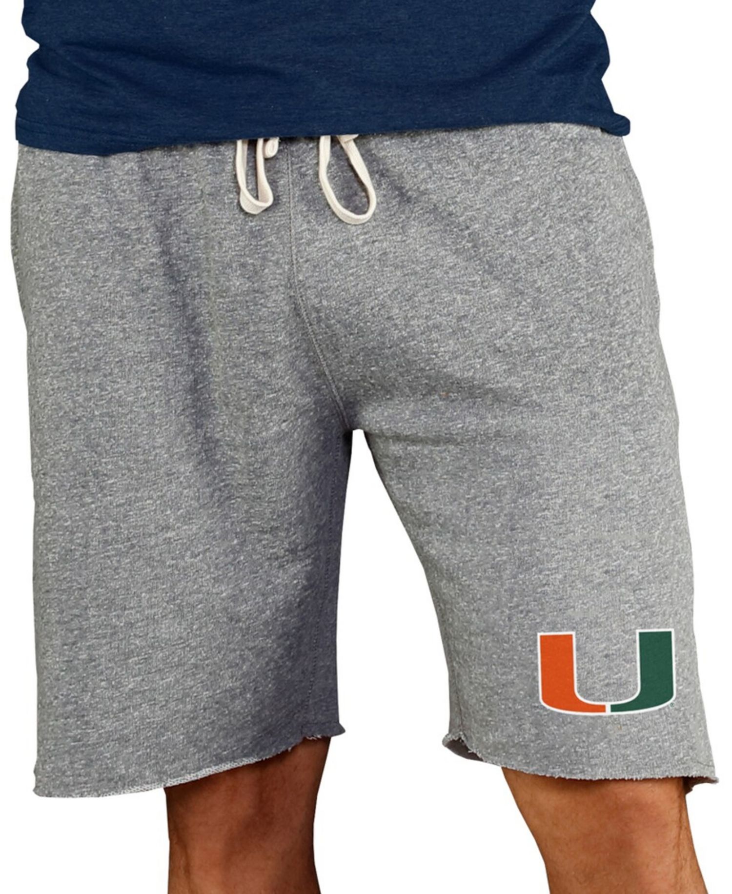 Men's Gray Miami Hurricanes Mainstream Terry Shorts