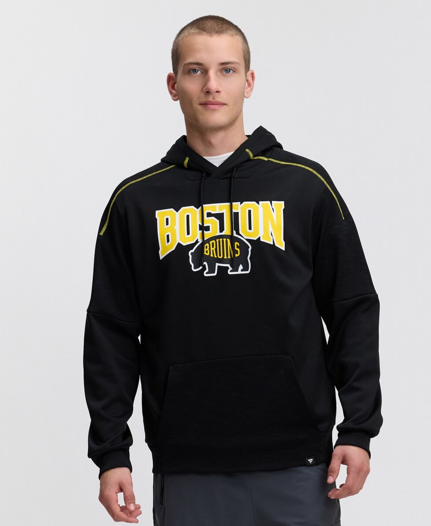 Men's Black Boston Bruins 2026 NHL Stadium Series Defender Pullover Hoodie