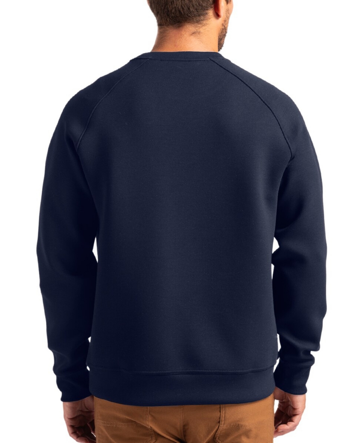 Cutter & Buck Men's Navy Notre Dame Fighting Irish Roam Pullover Sweatshirt