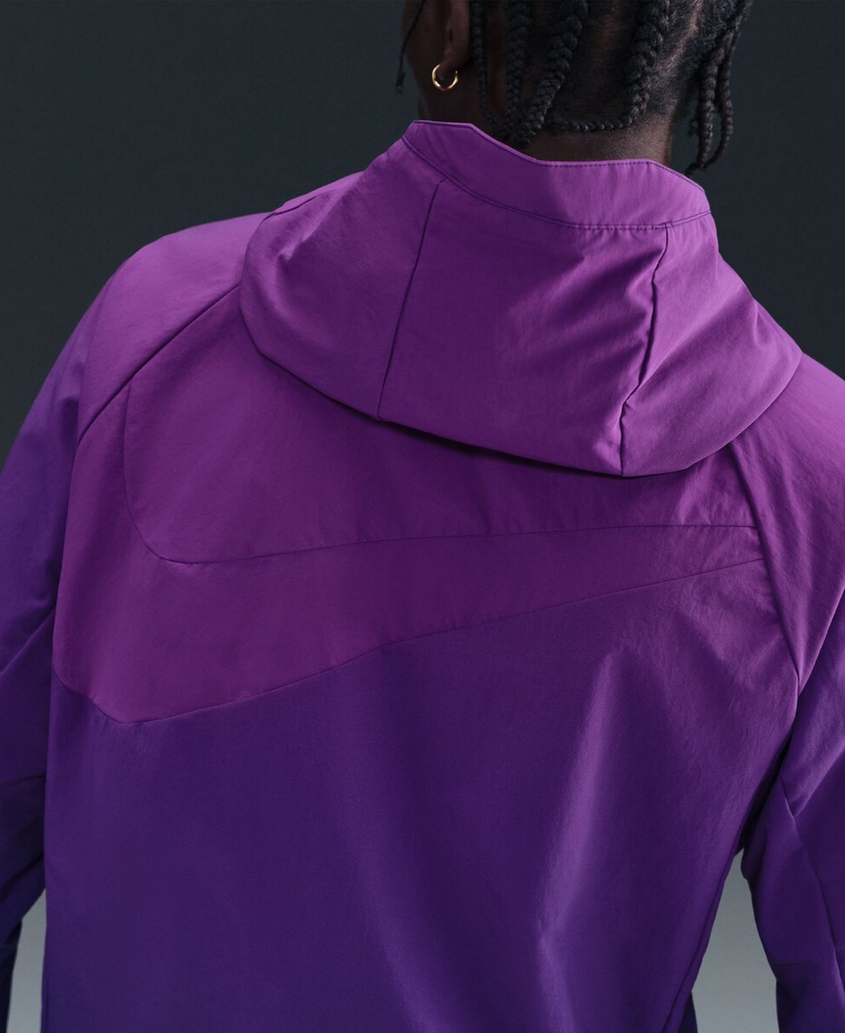 Nike Men's Purple Barcelona Awf Woven Full-Zip Jacket