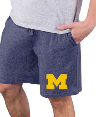 Men's Navy Michigan Wolverines Quest Knit Jam Shorts
