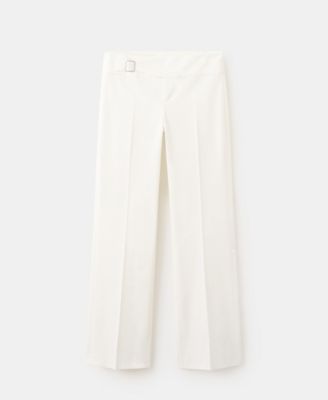 Women's Belt Straight-Fit Pants