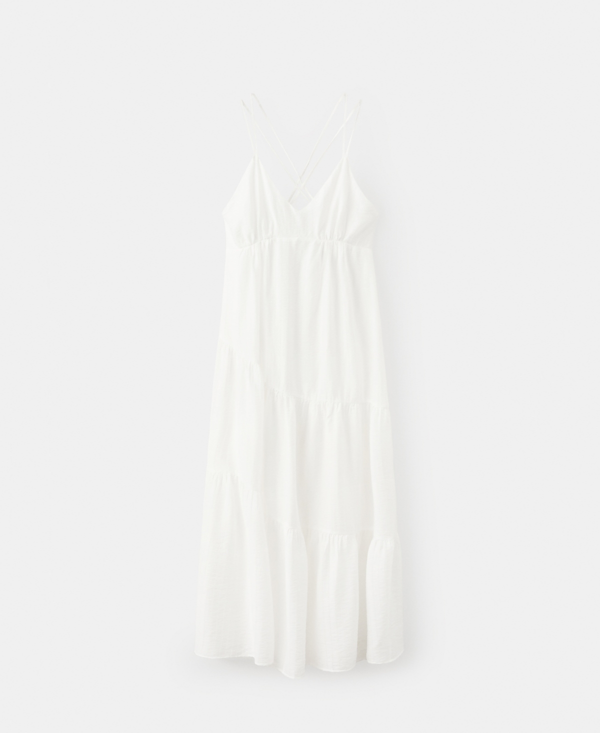 Mango Women's Ruffled A-Line Dress