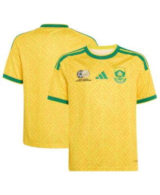 Big Boys and Girls Yellow South Africa National Team 2026 Home Replica Jersey