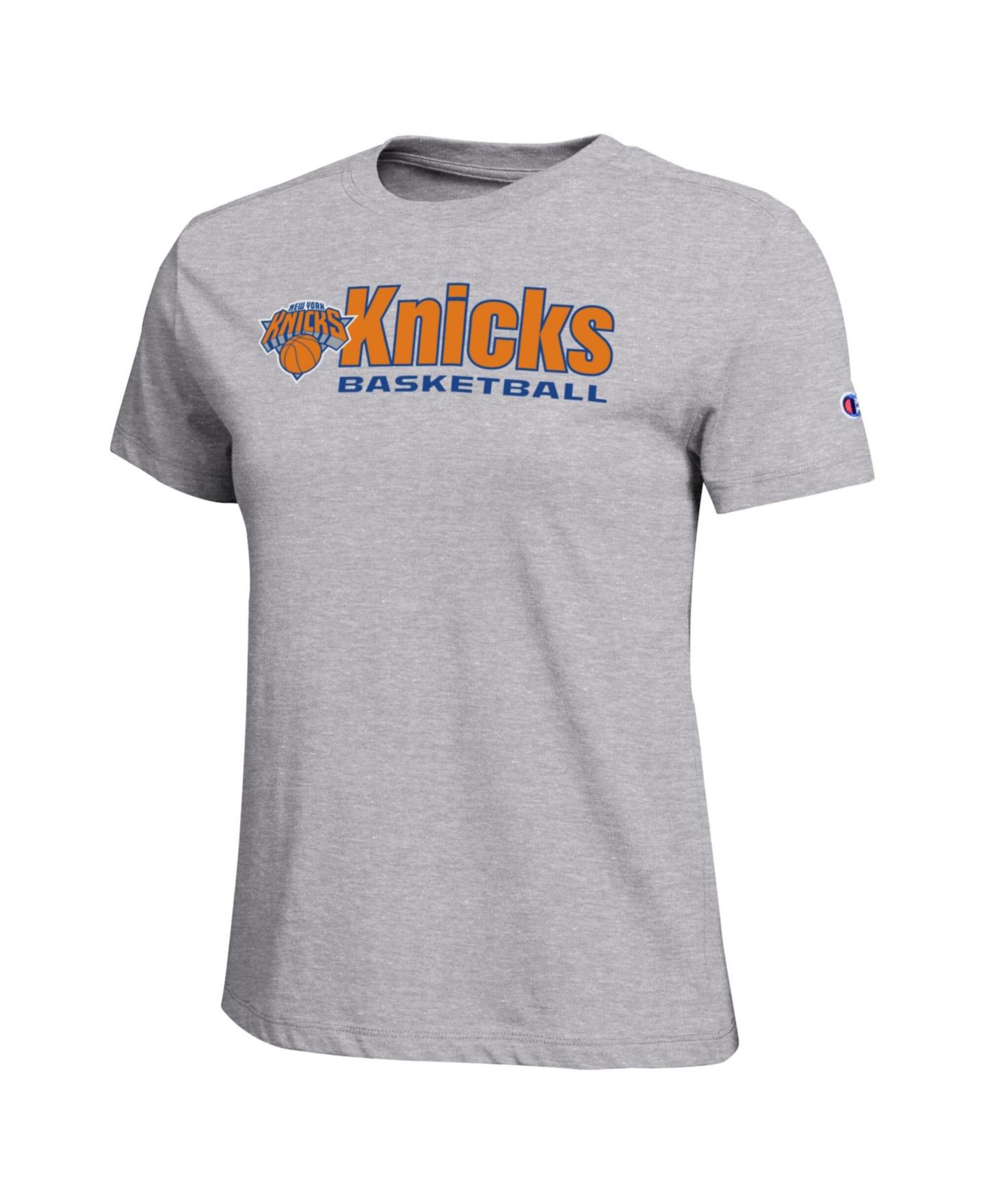Женская футболка Champion Gray New York Knicks Basketball — фото 2