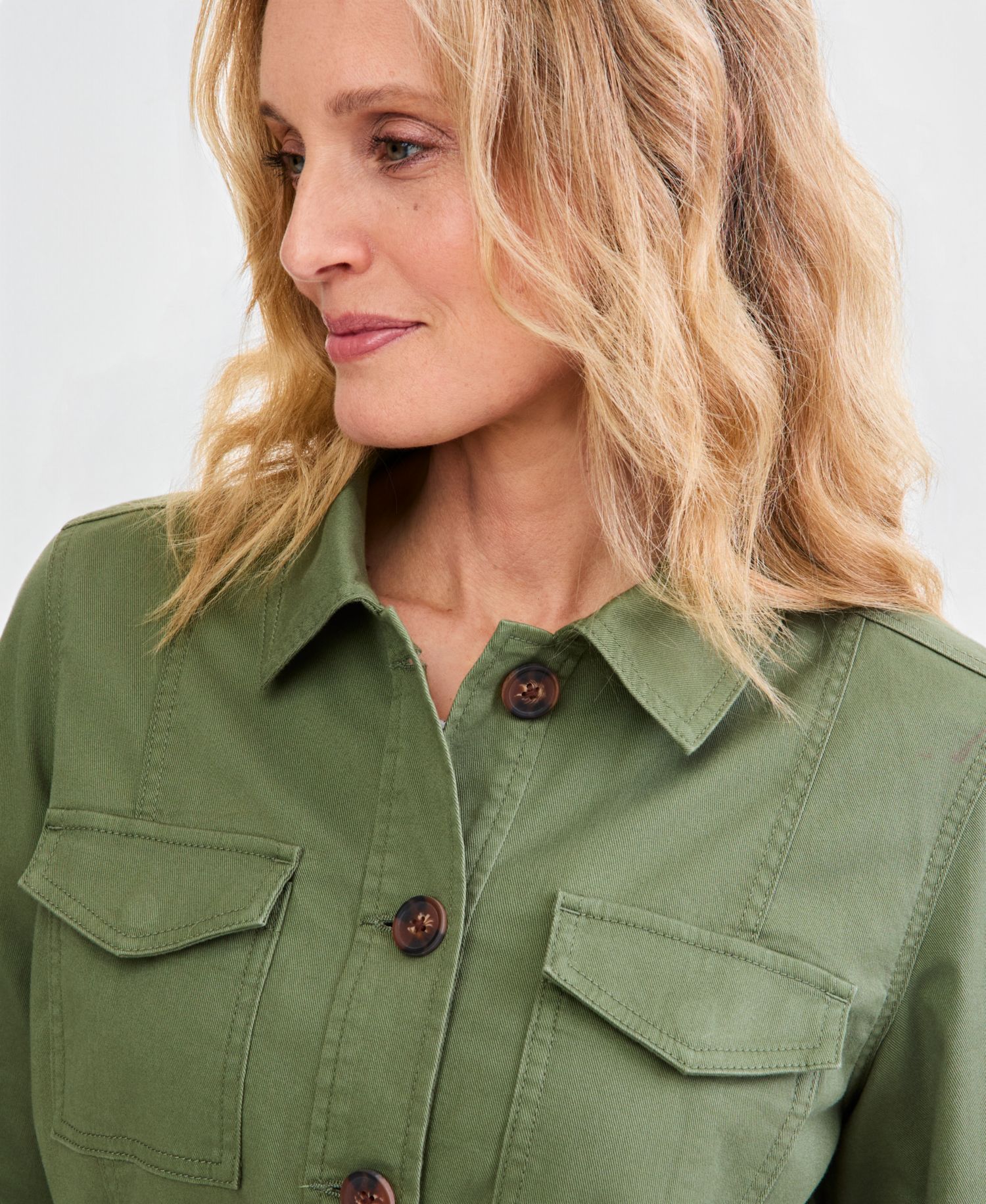 Women's Tie Waist Utility Field Jacket