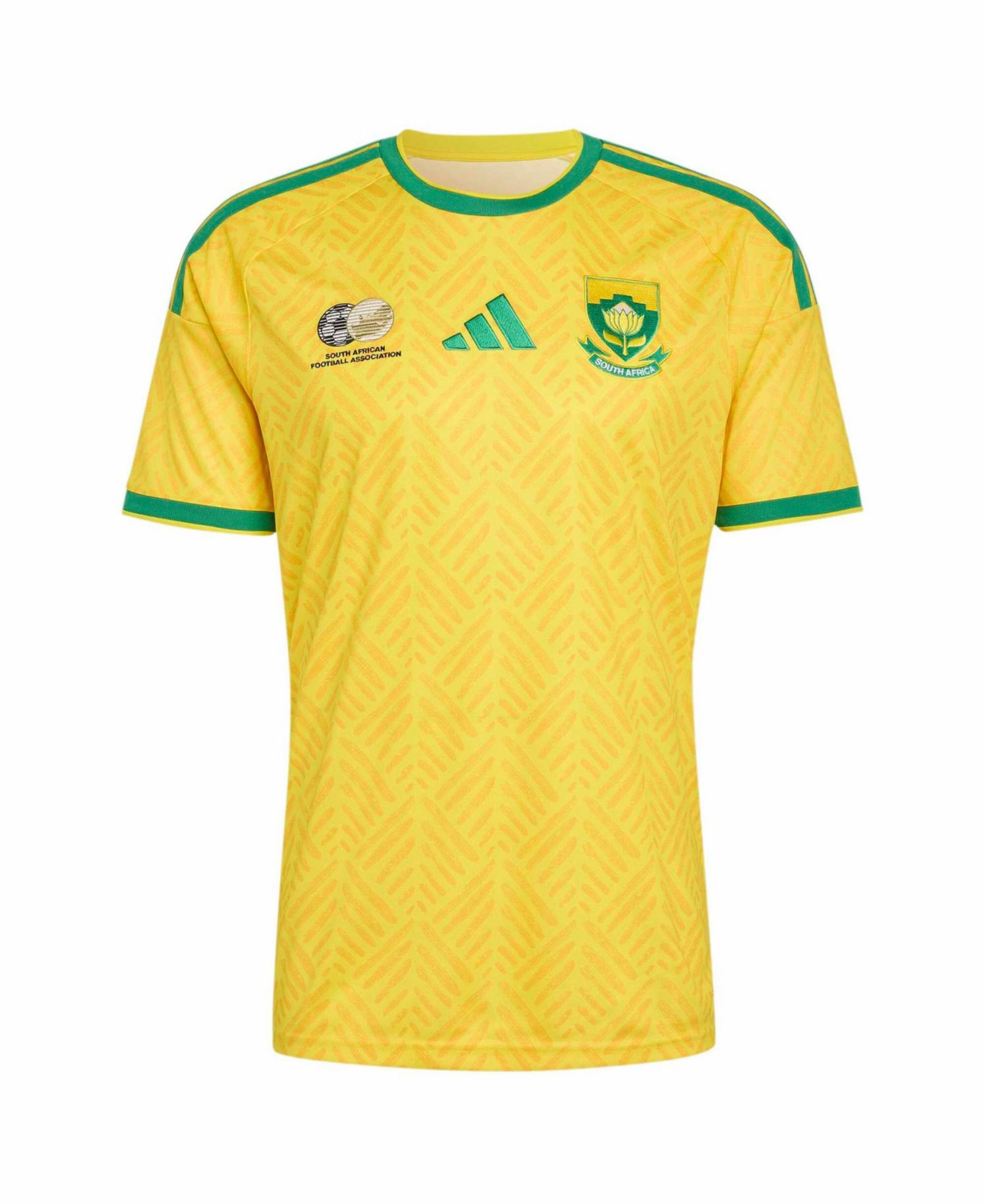 Men's Yellow South Africa National Team 2026 Home Replica Jersey