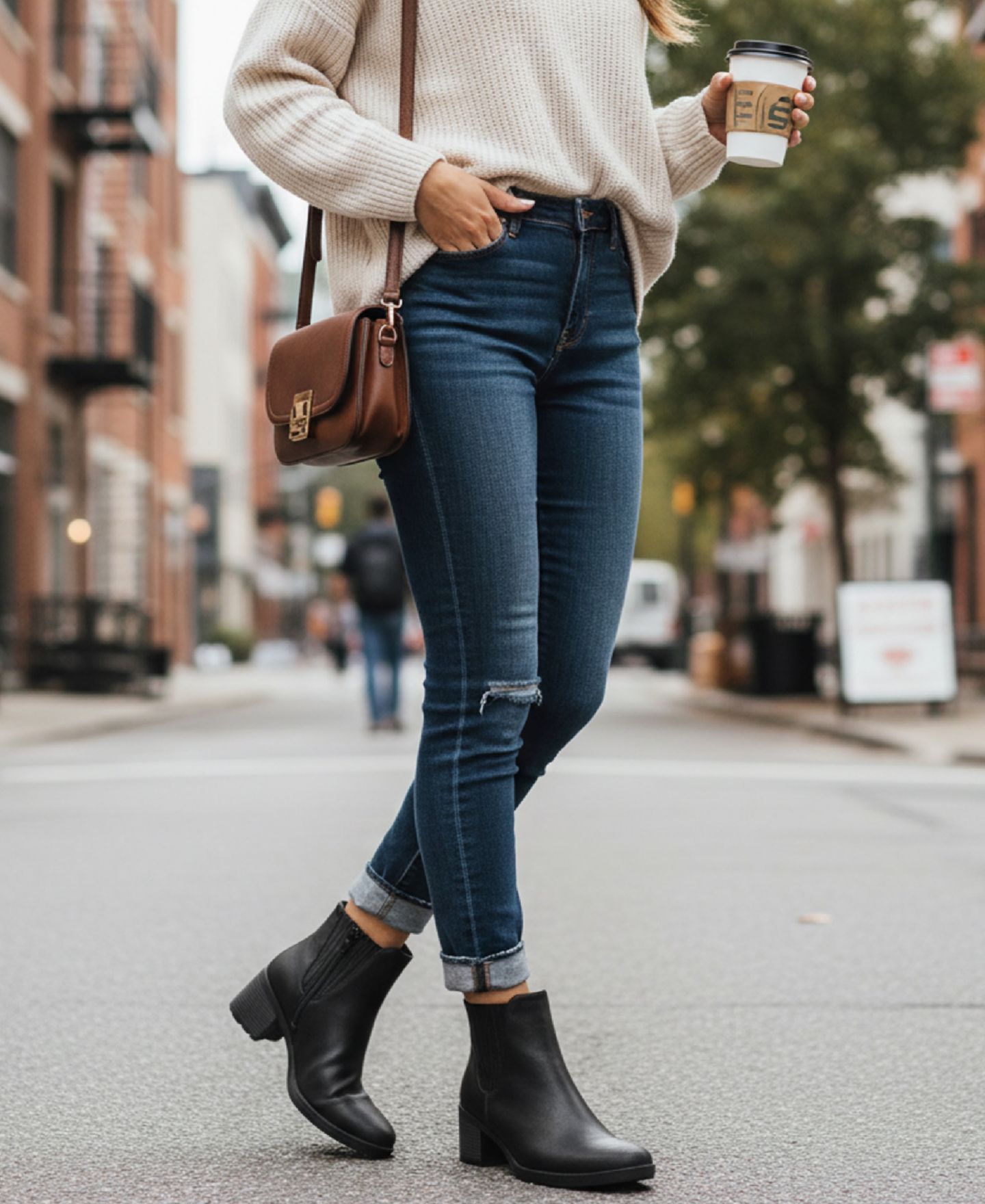 Женские ботинки Easy Street Tulsa Ankle Booties, цвет: Чёрный — фото 8