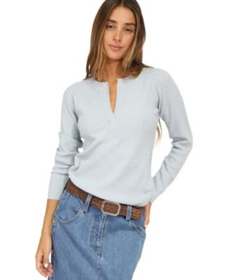 Women's Frankie Textured Knitted Long Sleeve Top