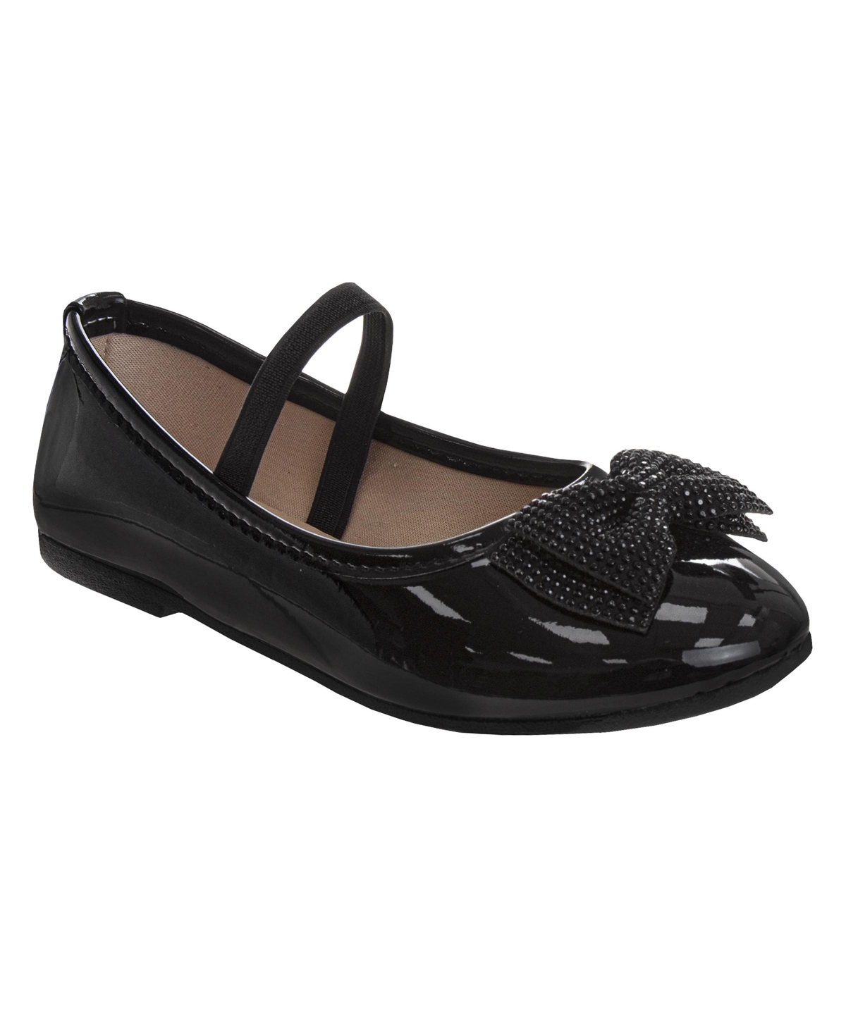 Laura Ashley Girls ( 5 to 10 )Metallic Dress Shoes with Strap Closure (Toddler)