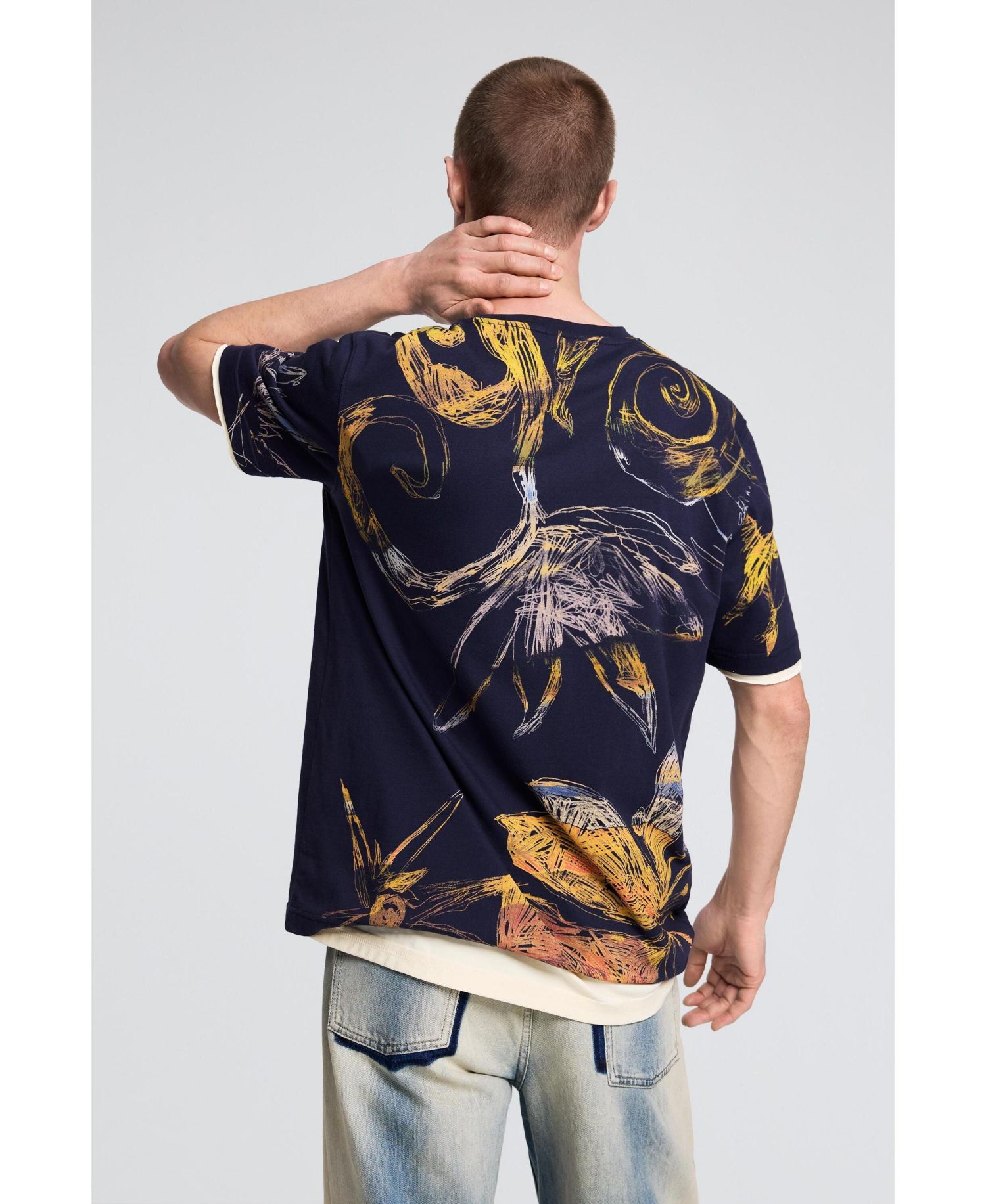 Men's Organic print T-shirt