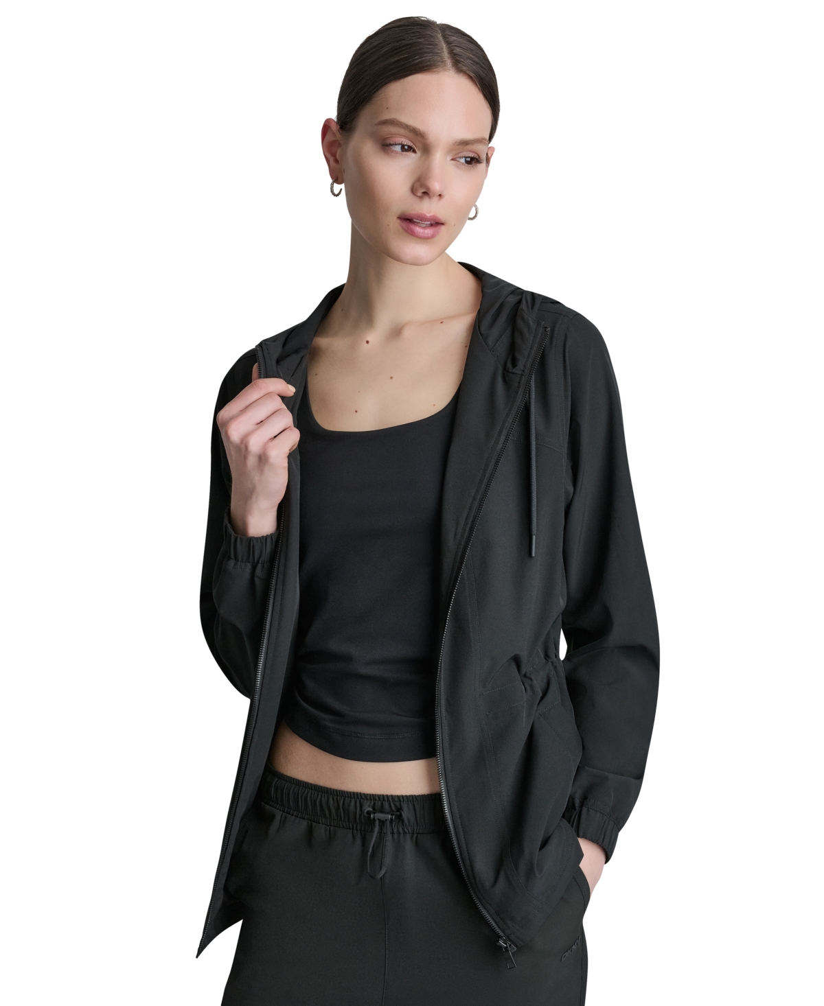 Dkny Sport Women's Hooded Anorak Jacket