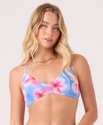 Women's Hibiscus Daze Athletic Triangle Bikini Top