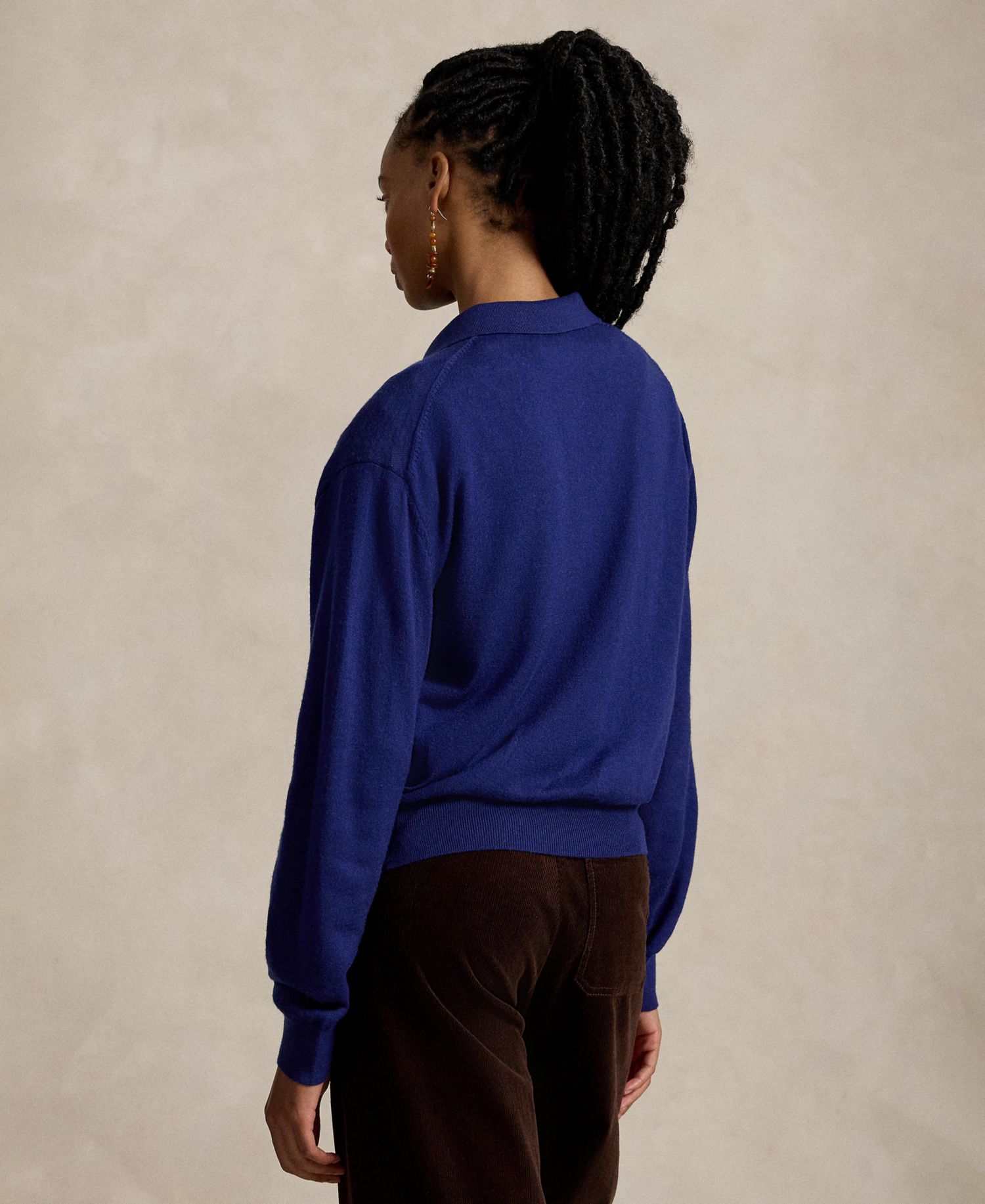 Women's Polo Collar Sweater