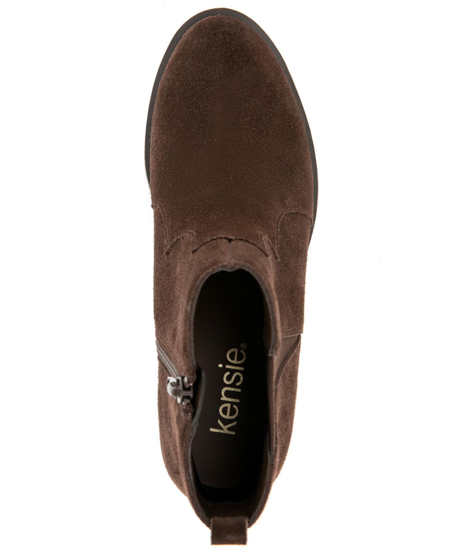 Женские ботинки Kensie Giada Ankle Bootie, цвет: Тёмный тёмно-коричневый — фото 4