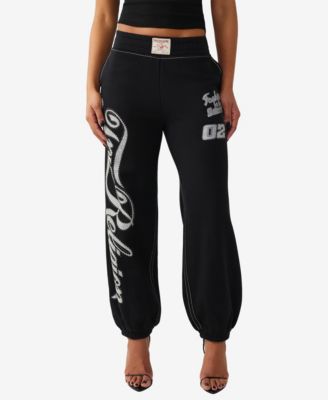 Women's Big T Crystal Baggy Jogger Pants