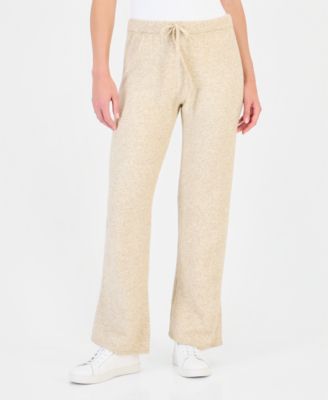 Women's Luxsoft Wide-Leg Sweater Pull-On Pants