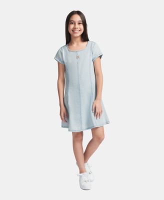 chaps casual dresses CHAPS Women's Blue/Black Floral Long Sleeve Stretch Midi Dress Size PM