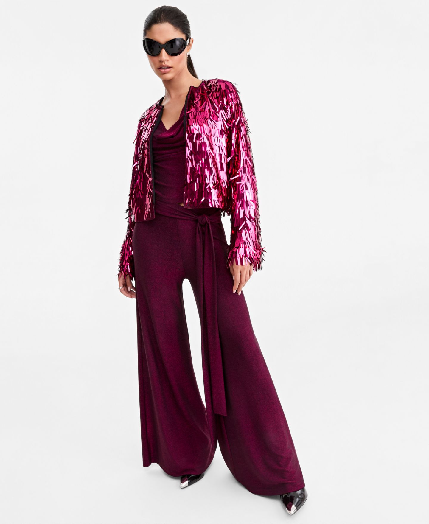 Женская куртка LAPOINTE | Macy's Sequin Fringe — фото 2