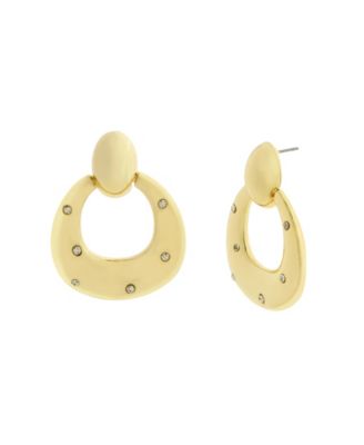 Gold Boho Doorknocker Earrings