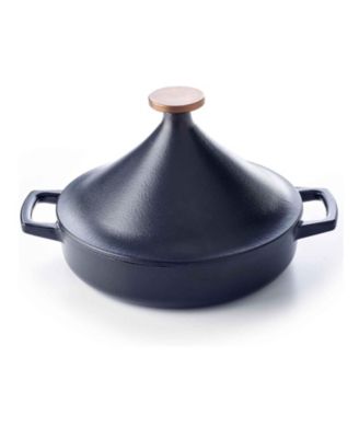 Nori Enameled Cast Iron Moroccan Tagine, 3-Qt.