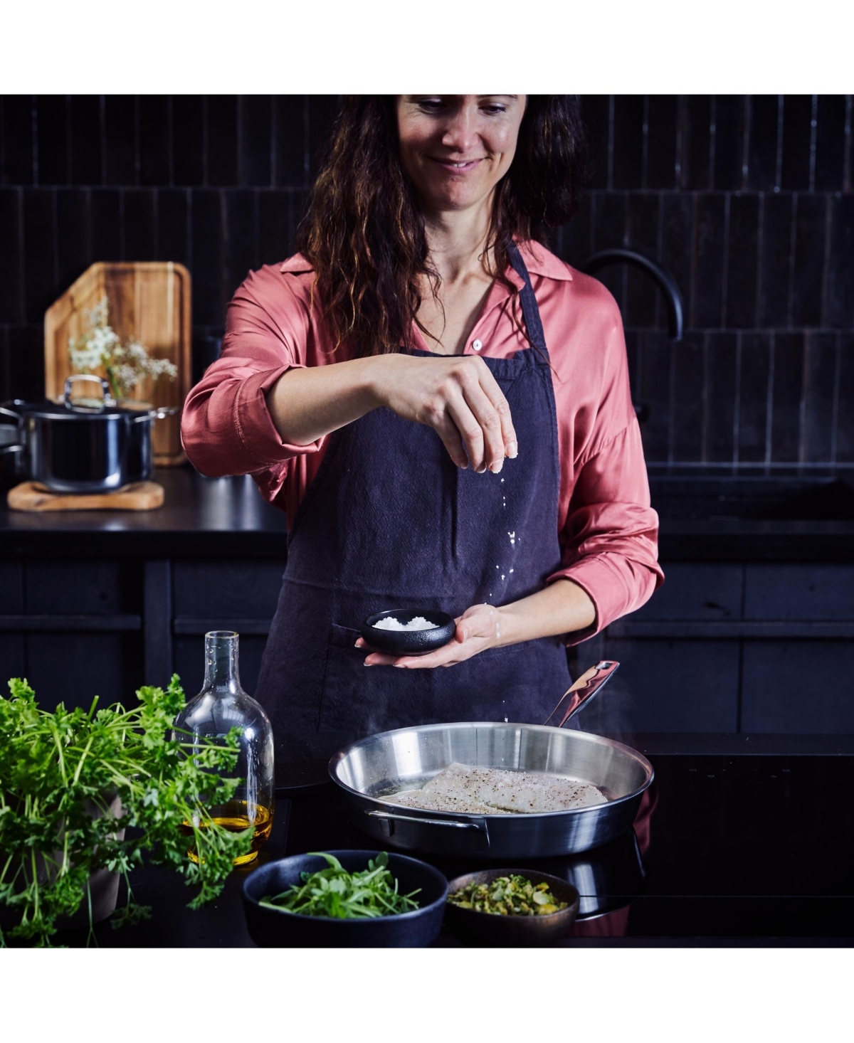 Alva Maestro 5-Ply Stainless Steel Frying Pan