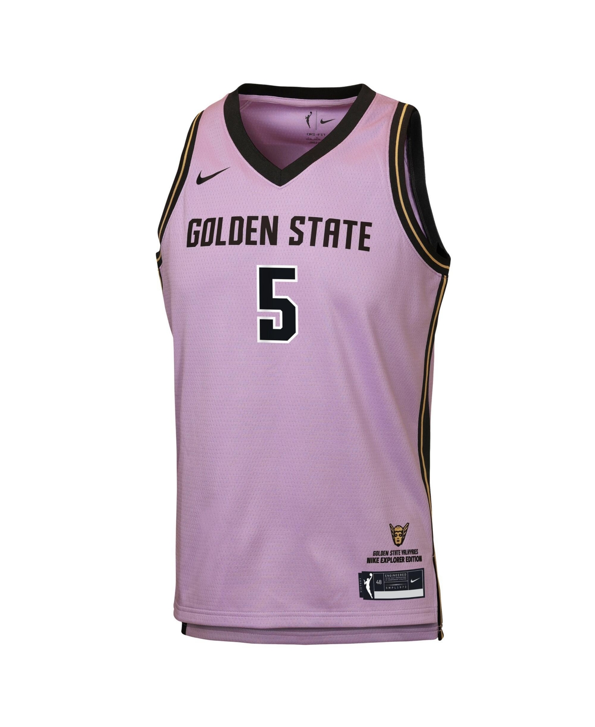 Nike Big Boys and Girls  Kayla Thornton Violet Golden State Valkyries Explorer Edition Jersey