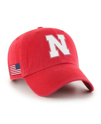 Men's Scarlet Nebraska Huskers Americana Heritage Clean Up Adjustable Hat
