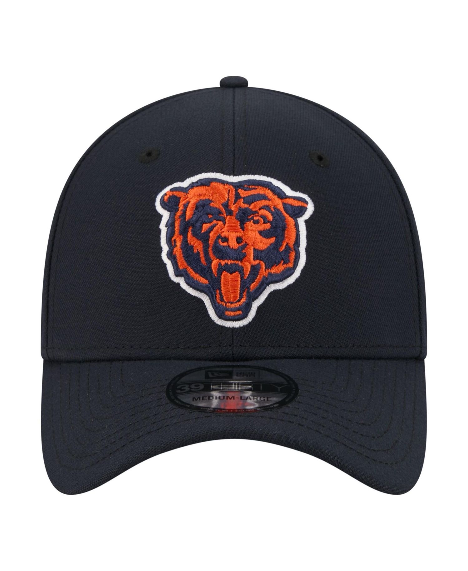 Men's Navy Chicago Bears Core Team 39THIRTY Flex Hat