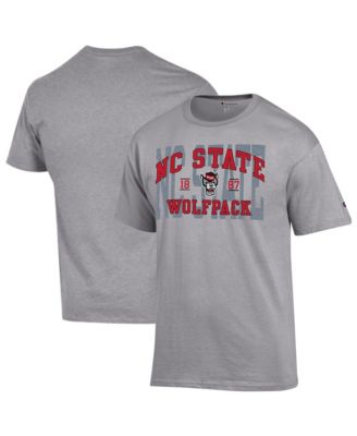 Men's Heather Gray NC State Wolfpack Varsity T-Shirt