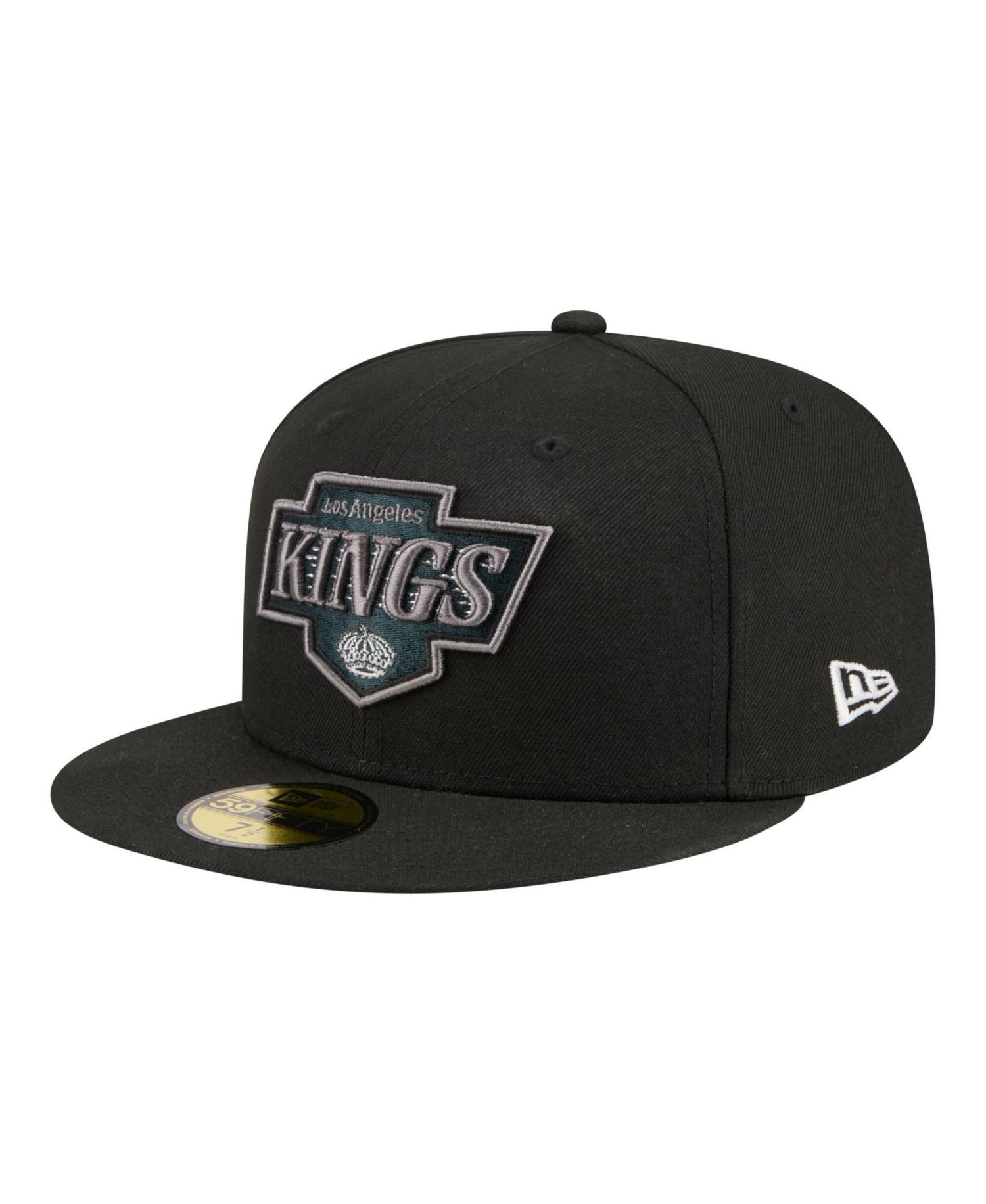 Men's Black Los Angeles Kings Color Pop 59FIFTY Fitted Hat