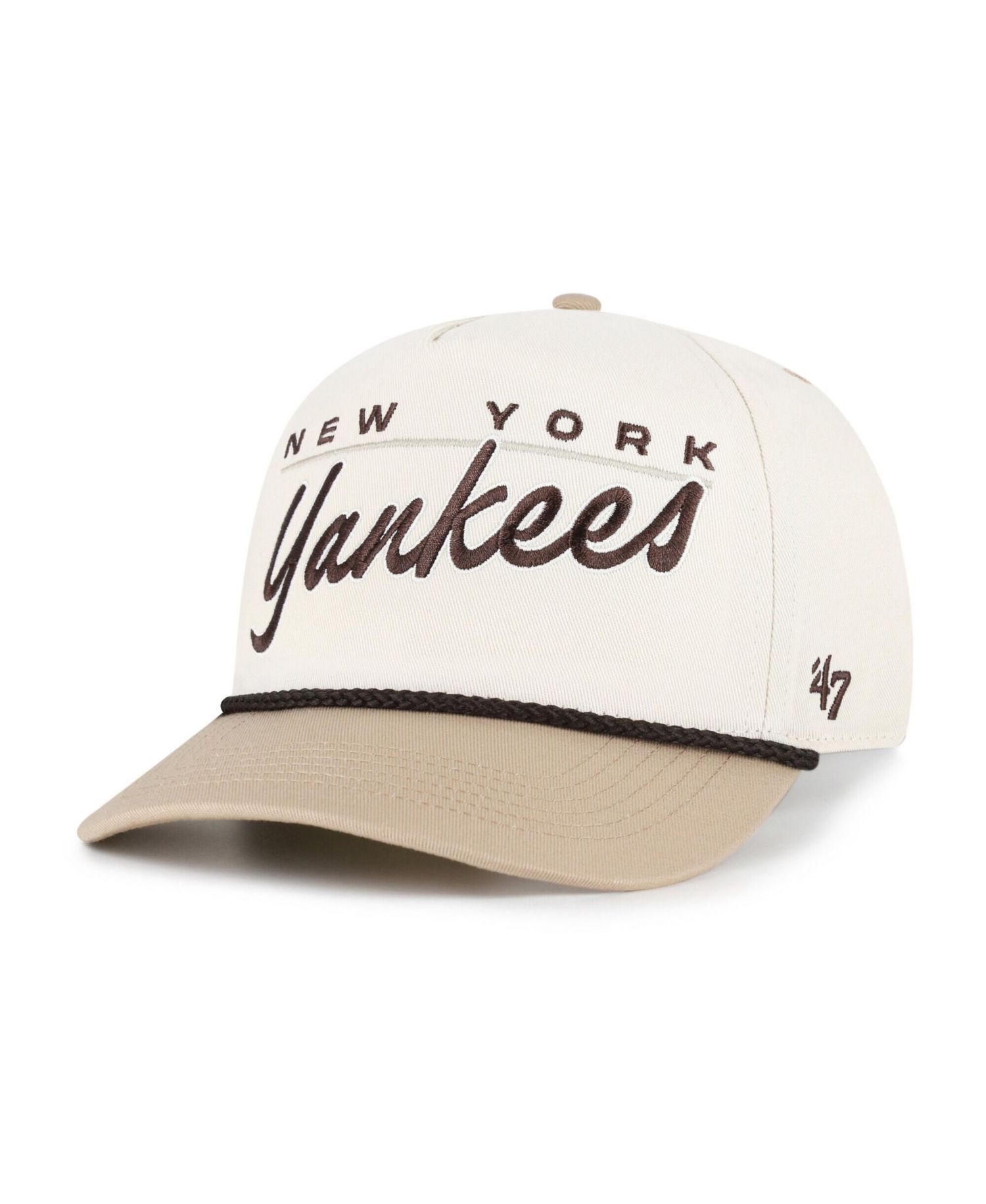 Men's Natural/Tan New York Yankees Neutral Terrain Hitch Rope Adjustable Hat