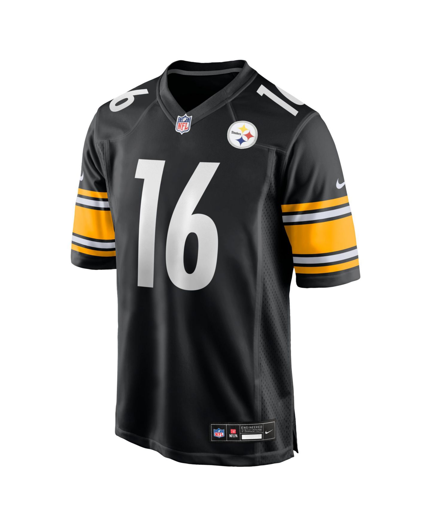 Мужской топ Nike Drew Allar Black Pittsburgh Steelers Game Jersey — фото 2
