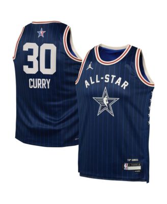 Big Boys and Girls Stephen Curry Navy 2024 NBA All-Star Game Swingman Jersey