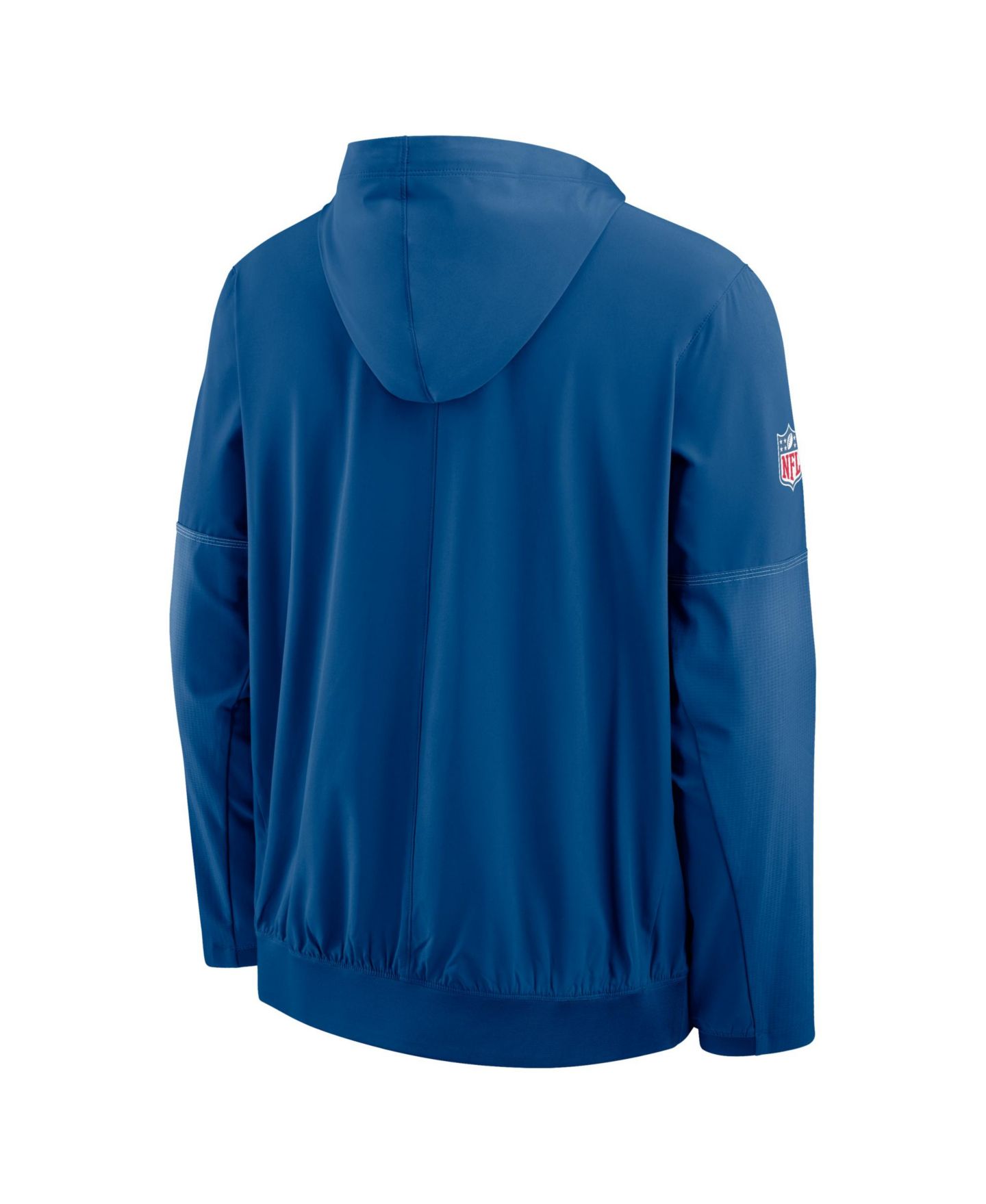 Мужская куртка Nike Royal Indianapolis Colts Sideline Anorak Half-Zip Hooded — фото 3