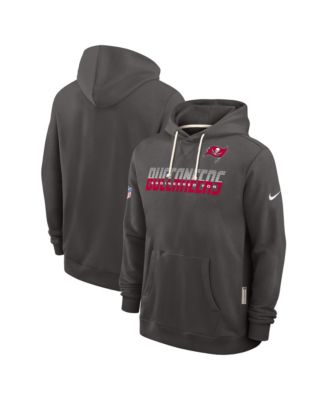 Men's Pewter Tampa Bay Buccaneers Sideline Standard Issue Dri-FIT Hoodie