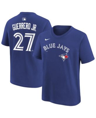 Big Boys and Girls Vladimir Guerrero Jr. Royal Toronto Blue Jays Name & Number T-Shirt