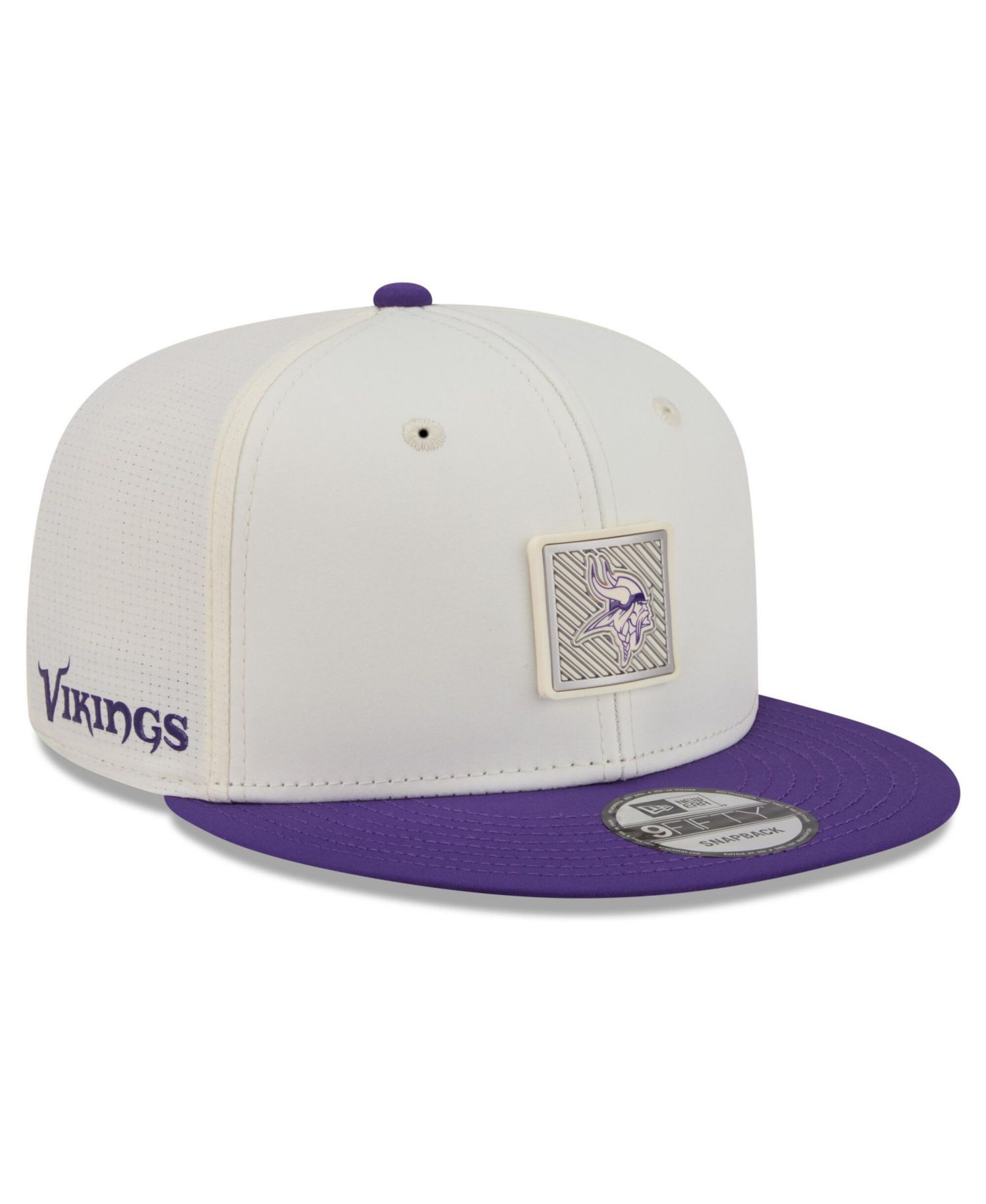 Men's Cream/Purple Minnesota Vikings 2026 NFL Training Camp 9FIFTY Snapback Hat