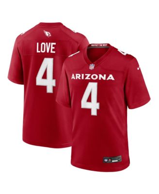Men's Cardinal Jeremiyah Love Arizona Cardinals 2026 NFL Draft First Round Pick No. 3 Team Game Jersey