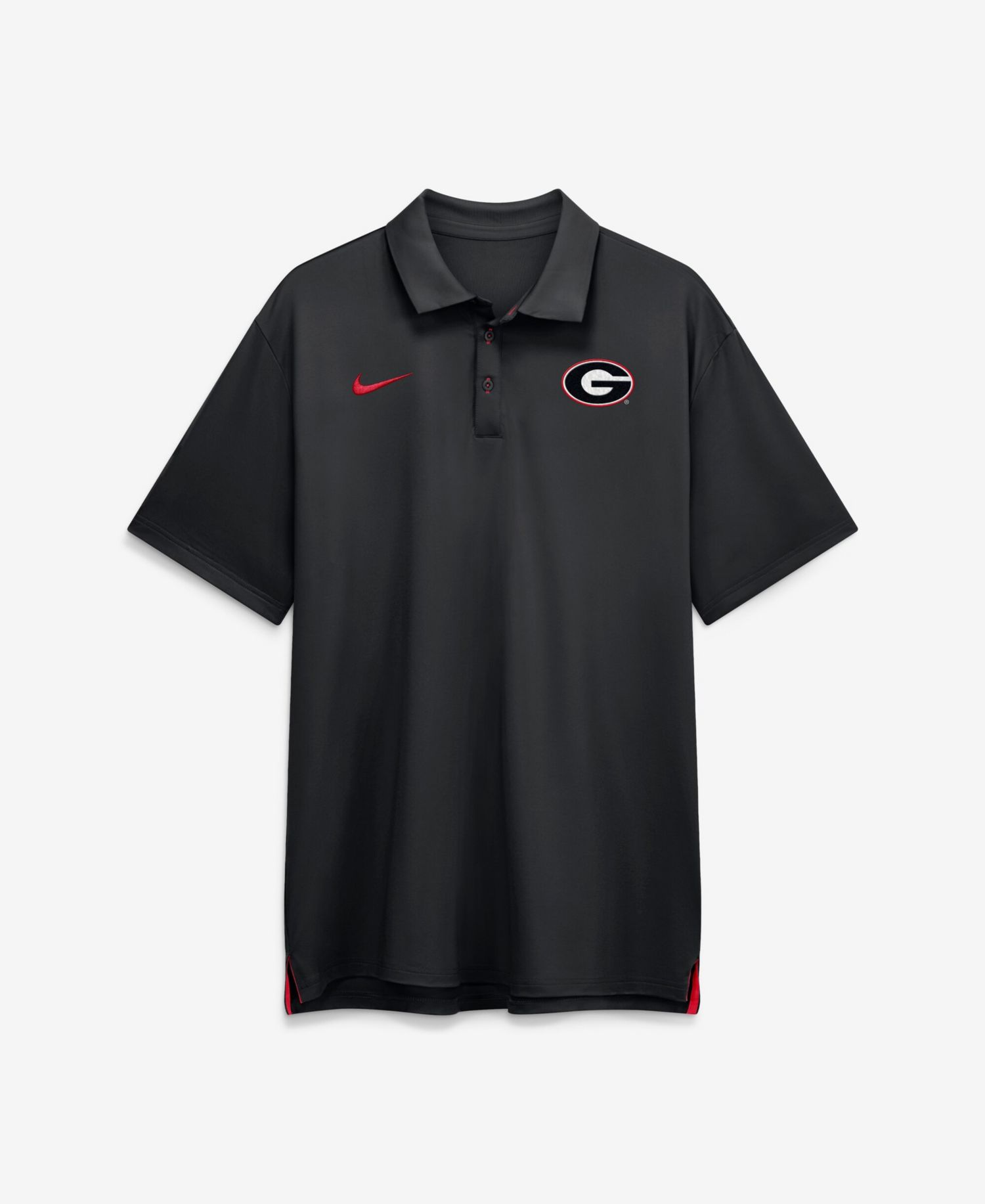 Men's Black Georgia Bulldogs 2026 Sideline Tour Dri-FIT Polo Shirt