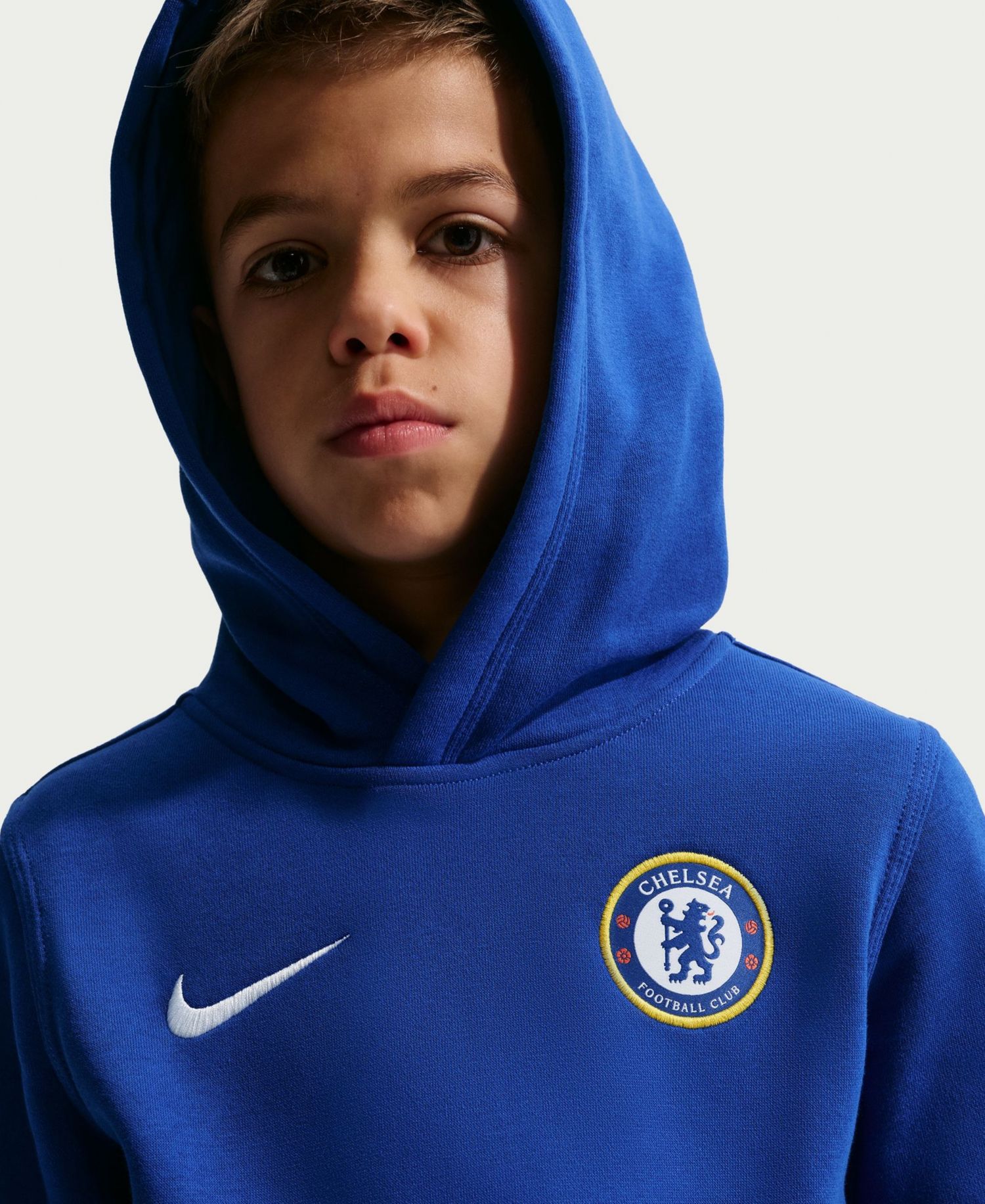 Big Boys and Girls Blue Chelsea Club Hoodie