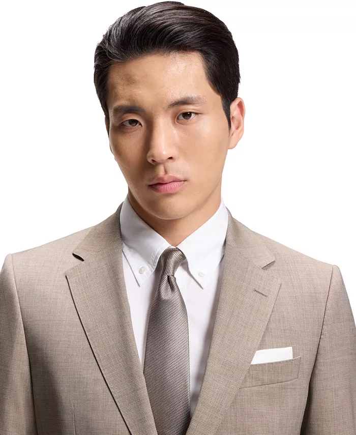 Men's Virgin Wool Two-Piece Slim-Fit Suit - thumbnail 8