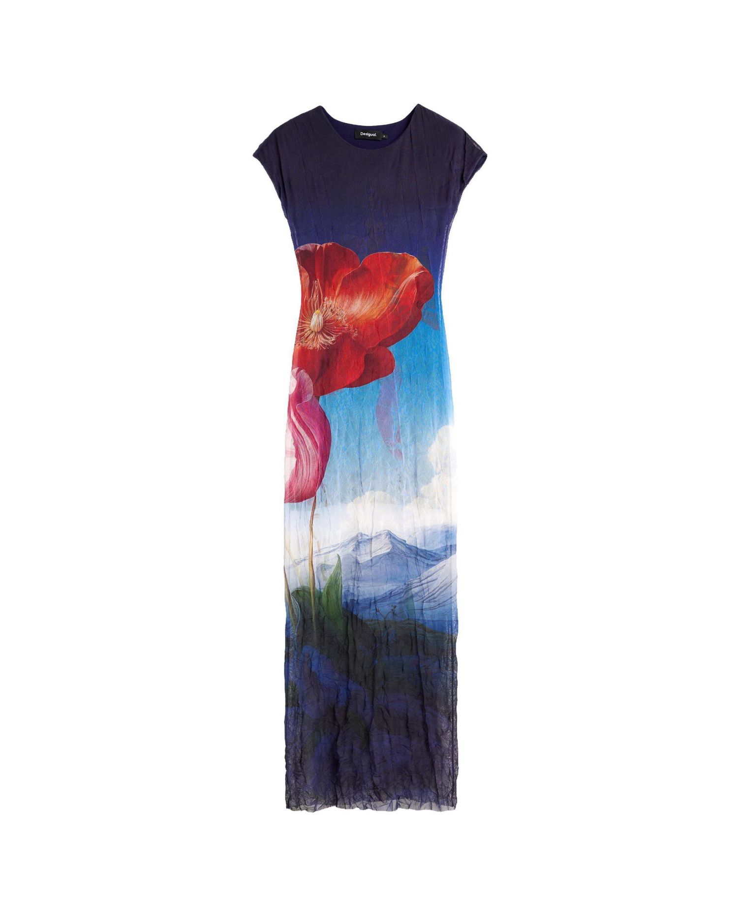 Women's Printed Short-Sleeve Dress