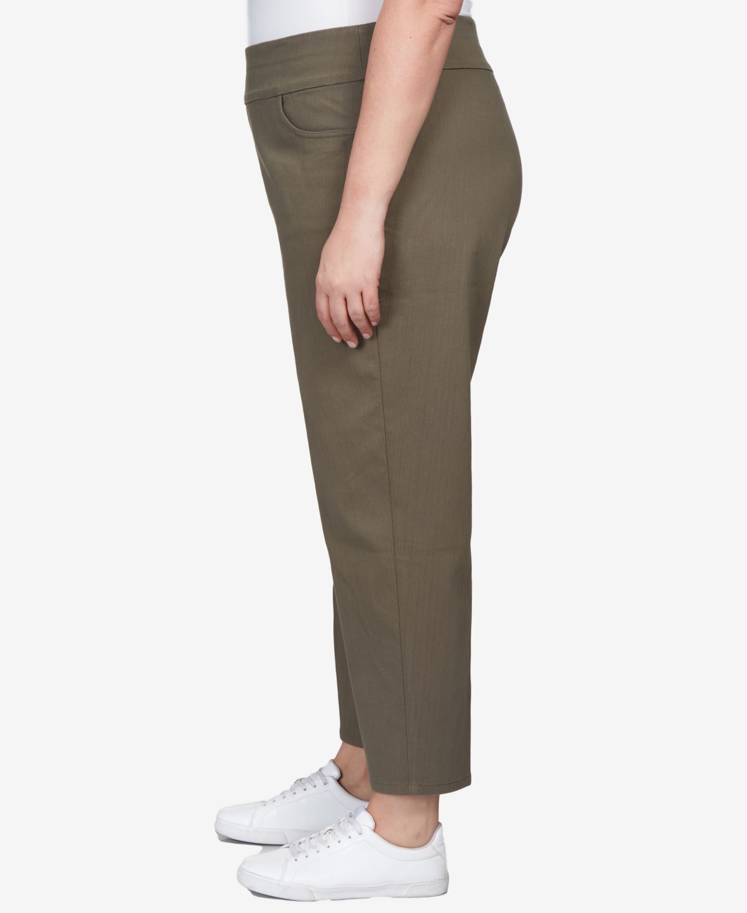 Plus Size Super Stretch Short Length Pants