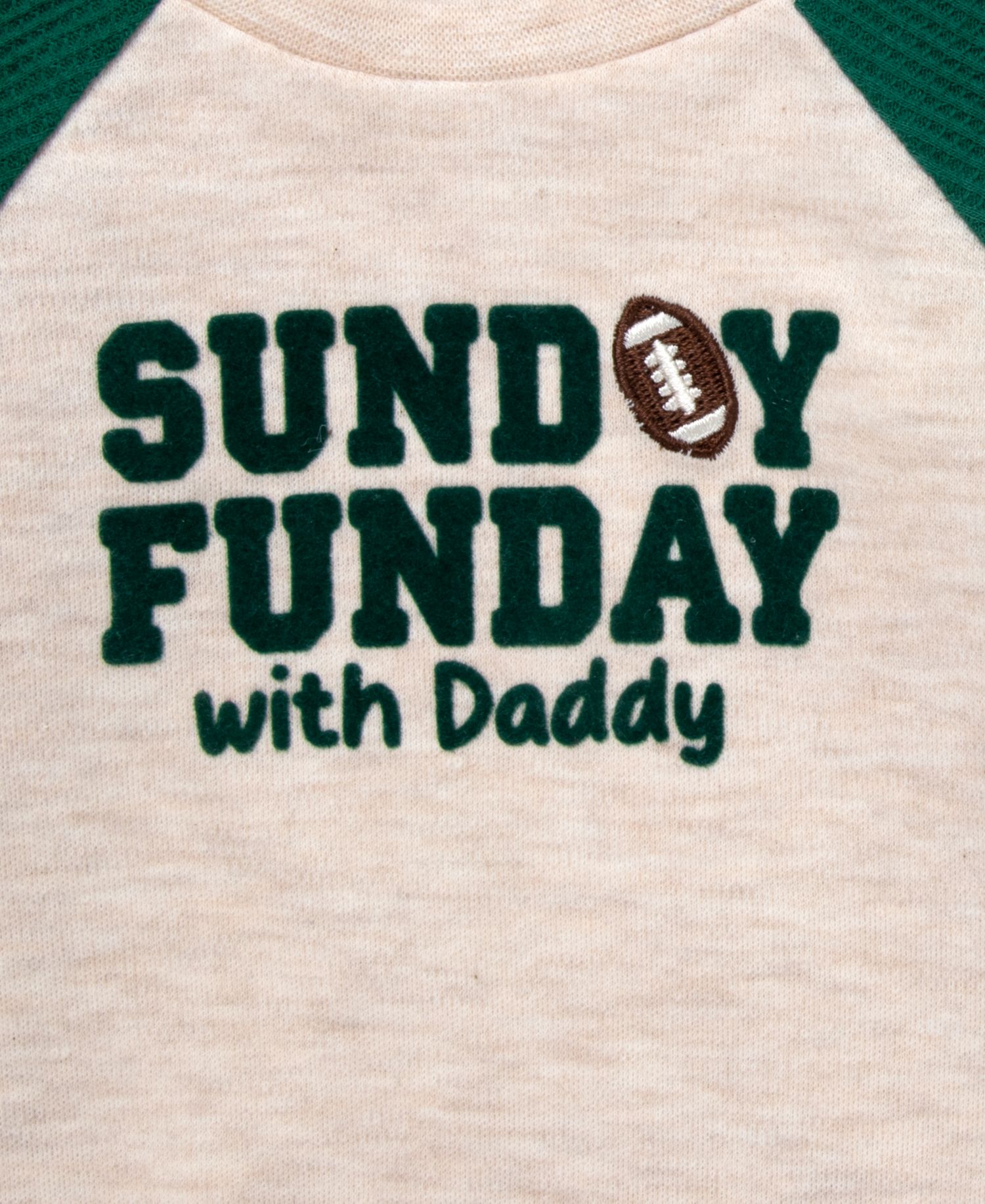 Baby Boys' Sunday Funday with Daddy Bodysuit, Jogger Pants, Socks and Hat, 4-Piece Set