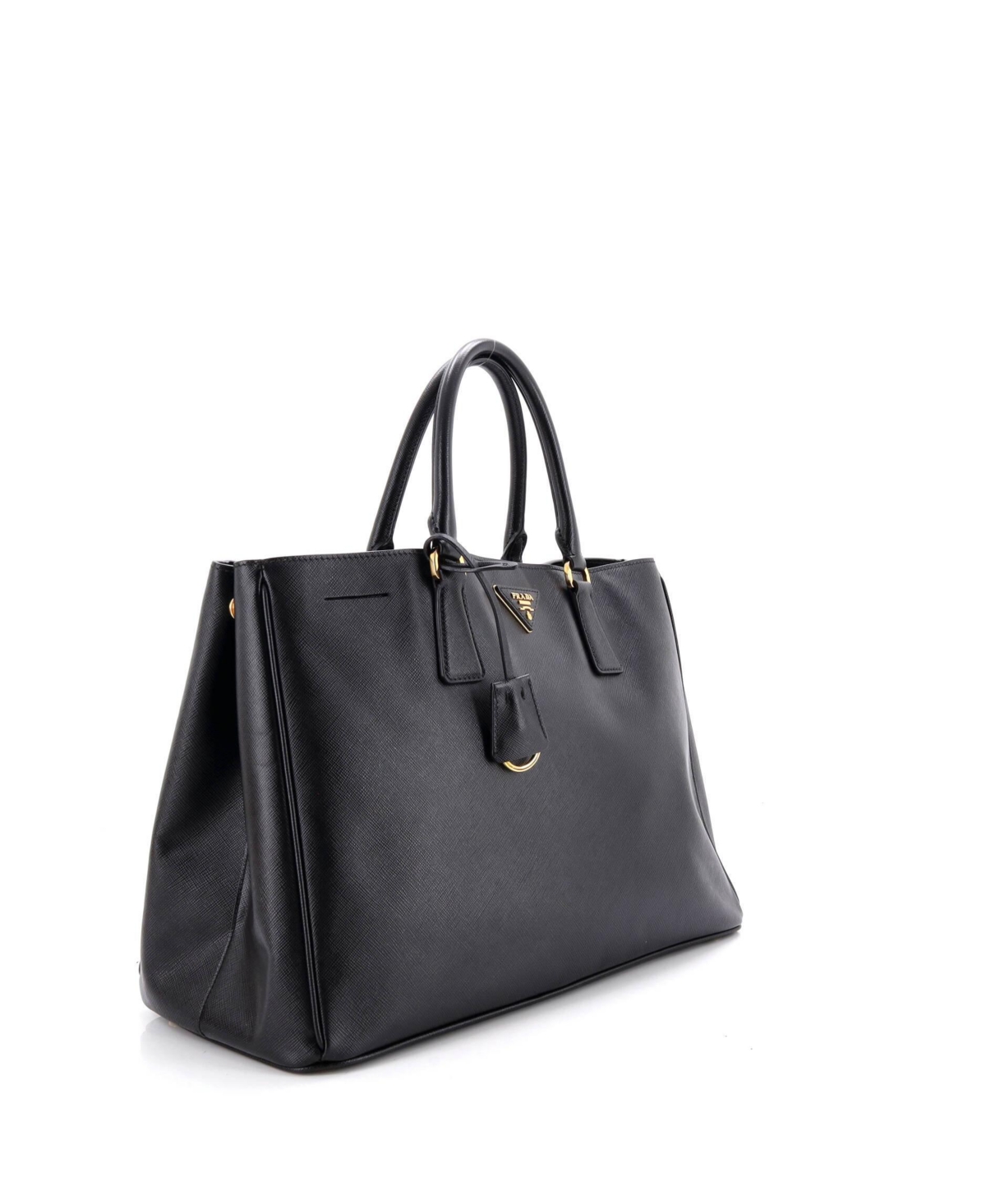 Pre-Owned Prada Large Lux Open Tote Saffiano Leather