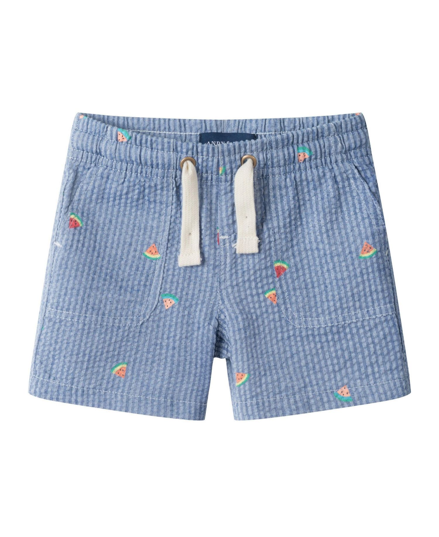 Boys 9-12M, 18-24M Watermelon Stripe Buttondown and Short Set