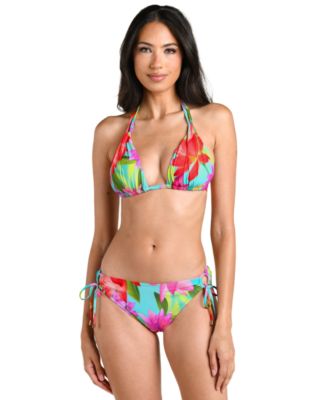 Women's Sunset Botanica V-Neck Triangle Bikini Top