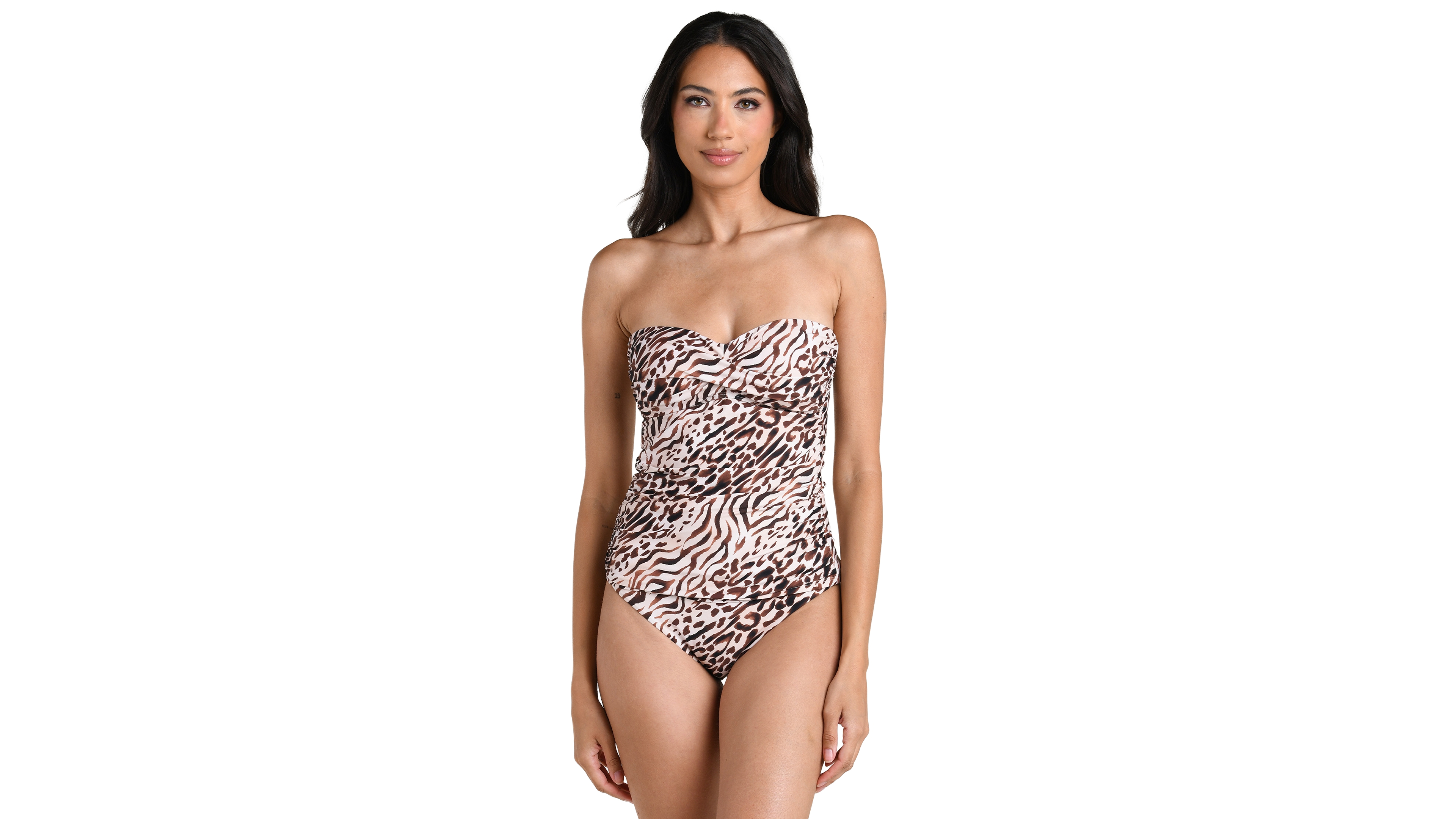 La Blanca Women's Fierce Territory Bandeau Tankini Top